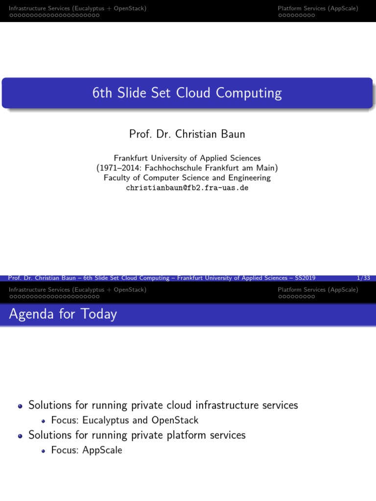 Eucalyptus and OpenStack Cloud Solutions | PDF | Open Stack | Cloud ...