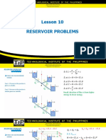 Lesson 10 Reservoir Problems