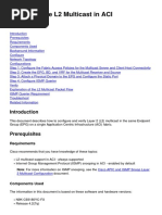 Configure The l2 Multicast in Aci