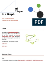 Maximal and Maximum Clique in A Graph