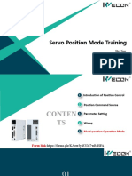 Servo Position Mode Training