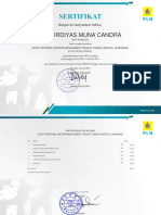 Ifa Virdiyas Muna Candra: Audit Internal Sistem Manajemen Tingkat Dasar (Digital Learning)