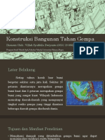 Konstruksi Bangunan Tahan Gempa