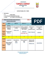 Planificador Semanal 11 - Estudiantes