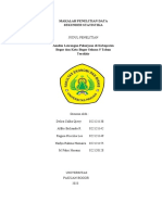 Makalah Penelitian Data Sekunder Statistika Kelompok 3