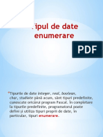 Tipul de Date Enumerare