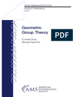 Geometric Group Theory-Drutu&Kapovich