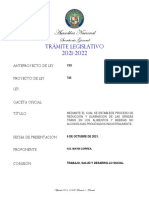 Asamblea Nacional: Trámite Legislativo 2021-2022