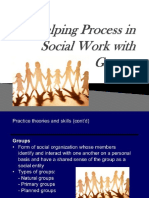 Helping Process in Social Work With Groups and Helping Models FINAL