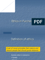 Ethics in Purchasing