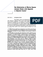 The Delimitation of Marine Spaces Between States With Opposite or Adjacent Coasts