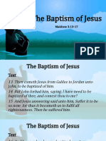 The Baptism of Jesus