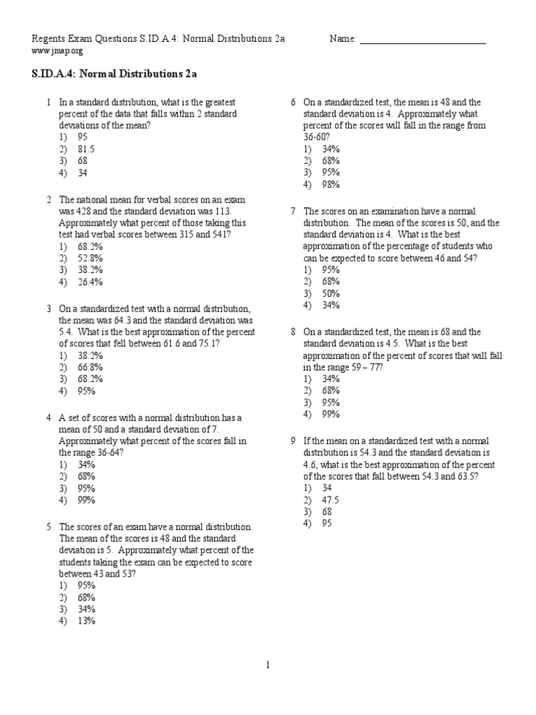Normal Distribution | PDF