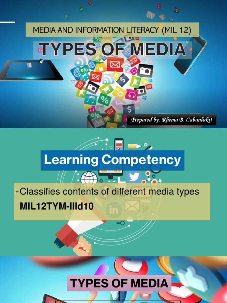 Types of Media PDF