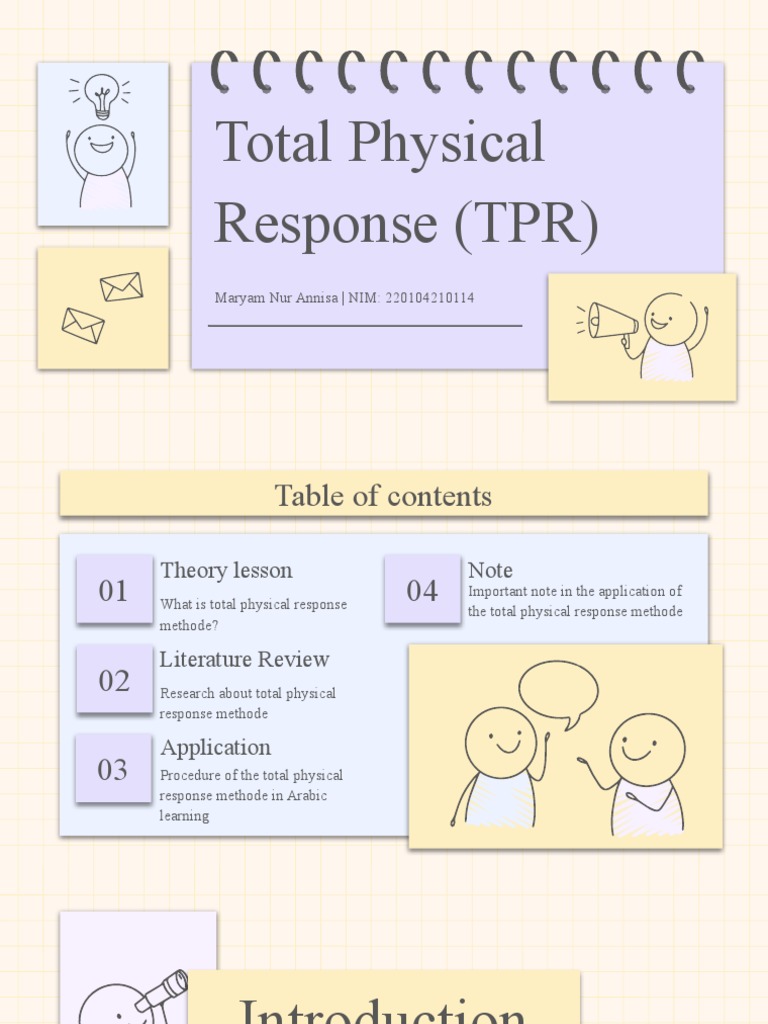 Total Physical Response Methode | PDF