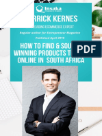 Sourcing Winning Products Ebook by Warrick Kernes