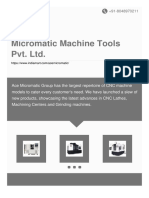 Micromatic Machine Tools PVT LTD