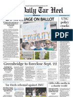 The Daily Tar Heel For September 14, 2011