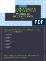 Chapter 7 Building A Service-Oriented Culture Within An Organization