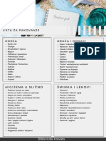 Lista Za Pakovanje Štikla Kafa Kravata Pakovanje