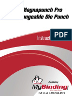 GBC Magnapunch Pro Interchangeable Die Punch 7705643 User Manual