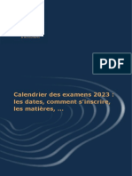 HTTPSWWW - Itaa.bewp Contentuploads20220607 FR STA Calendrier Examens 2023 Brochure v2.0 PDF