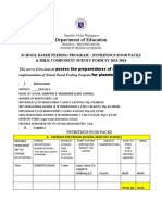 Agapito E. Malibong Es SBFP NFP Milk Survey Sy 2023 2024 Blank Printing 5 1