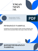 Perhitungan Pendapatan Nasional