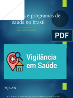 Ações e programas de saúde no brasil