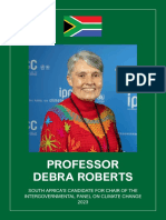 Prof Debra Roberts IPCC Chair Candidate