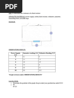 Ohm's Law Lab Script