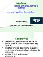 Apresentação Segurança Ambiental, Serviço e Logística