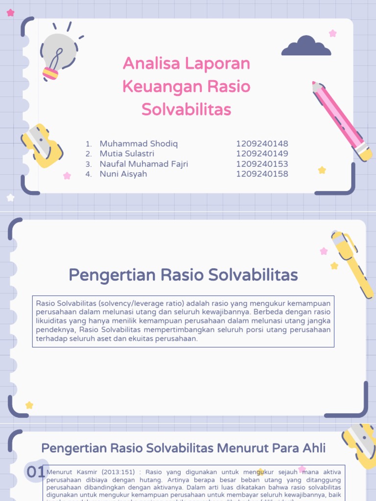 Analisis Rasio Solvabilitas Perusahaan | PDF