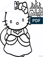 Coloriage Hello Kitty 12 PDF Gratuit A Imprimer