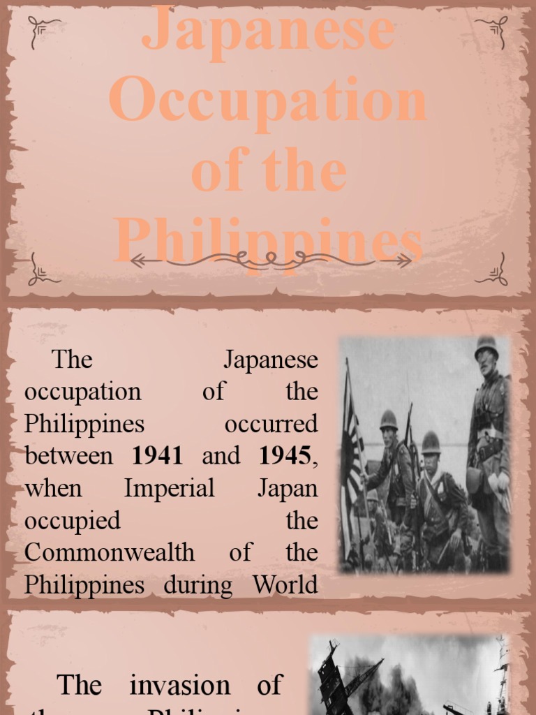 Japanese Period PDF Philippines