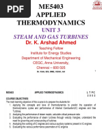 Unit 3 - Steam and Gas Turbines