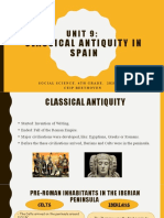 Unit 9 - Classical Antiquity in Spain