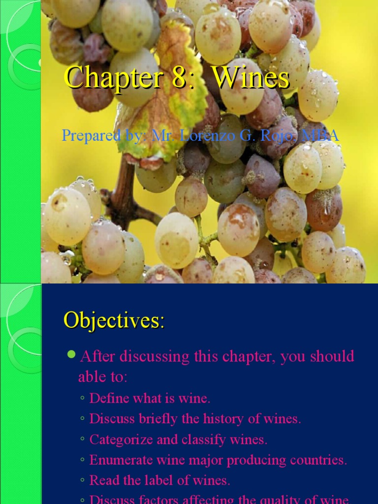 Chapter 8 PDF Wine Rose
