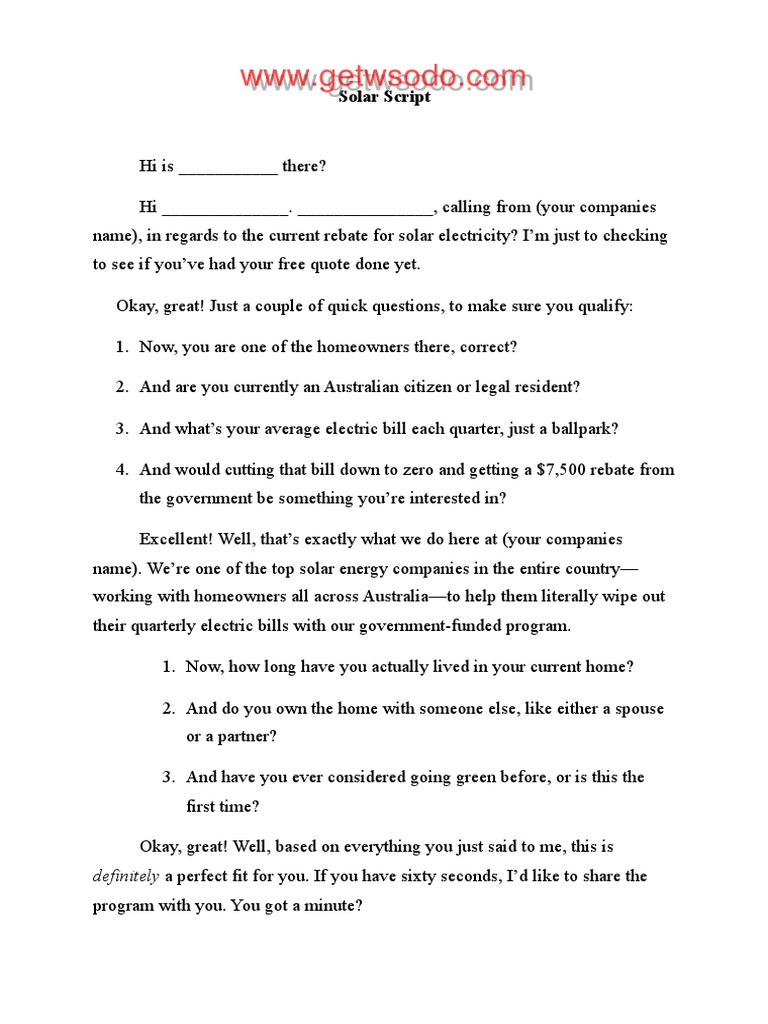 Solar Script | PDF | Solar Power | Electrical Grid