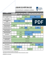 Calendario de Programas 2023 - Prorrectorado de Investigacion - APERTURAS 2023