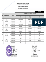Jadwal Ukk Xi TPM, TGM, TPL Tp. 2022-2023