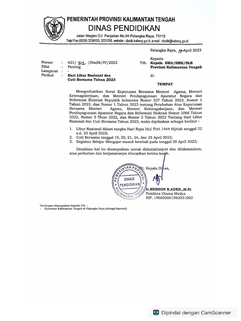 Se Libur Nasional Dan Citi PDF