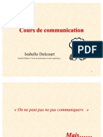 Cours de Communication Isabelle Delcourtid 1 PDF Free