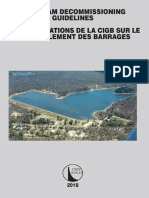 ICOLD DAM DECOMMISSIONING - GUIDELINES Recommandations de La CIGB Sur Le Démantèlement Des Barrages