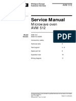 Service Manual: Microwave Oven AVM 512