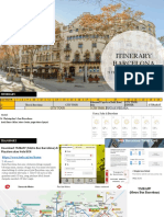 BARCELONA ITINERARY