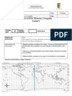 Prueba de Historia Paralelos y Meridianos