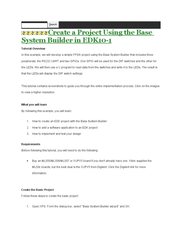 FPGA Project Setup Guide | PDF | Icon (Computing) | Software