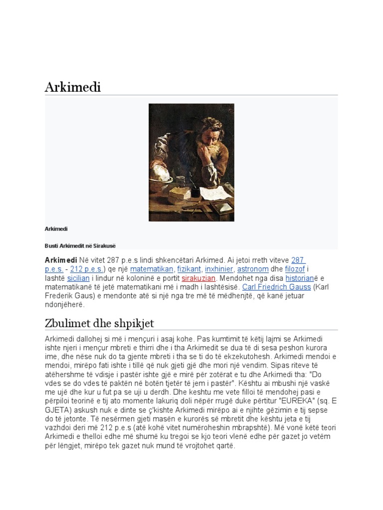 ARKIMEDI | PDF