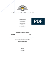 O Impacto Da Escola Da Administracao e Das Teorias Das Organizacoes